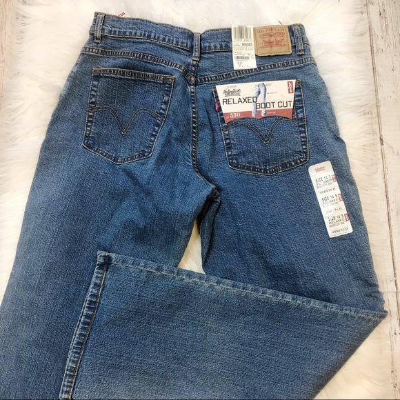 Levi’s 550 NWT Relaxed Boot Cut Jeans 14 Short - Picture 1 of 5